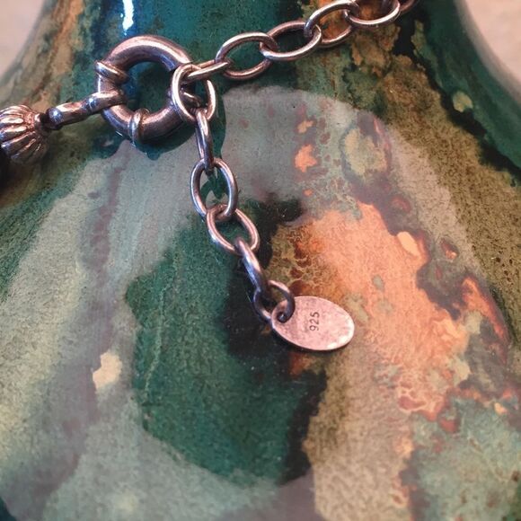 QVC Viktoria Hayman 925 Tiger Eye & Turquoise Necklace $675 - Picture 8 of 10